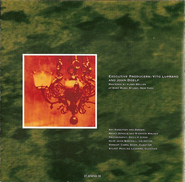 Celine Dion  The Colour Of My Love : Front + Inlay